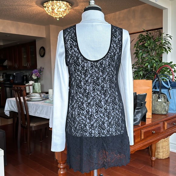 3 for $30 💖 Arianne Size Small Black Lace Lingerie Slip Dress Nighty - Picture 6 of 13